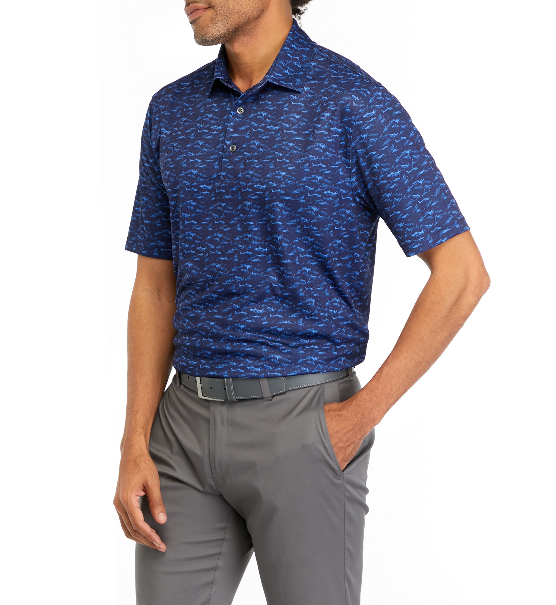 Shark Shadow Polo Shirt