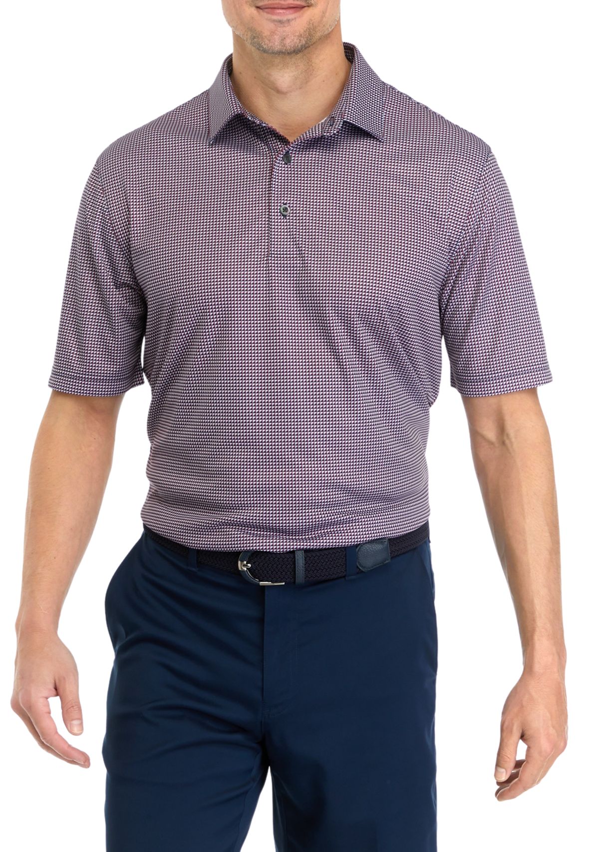 Legacy Geo Print Polo Shirt