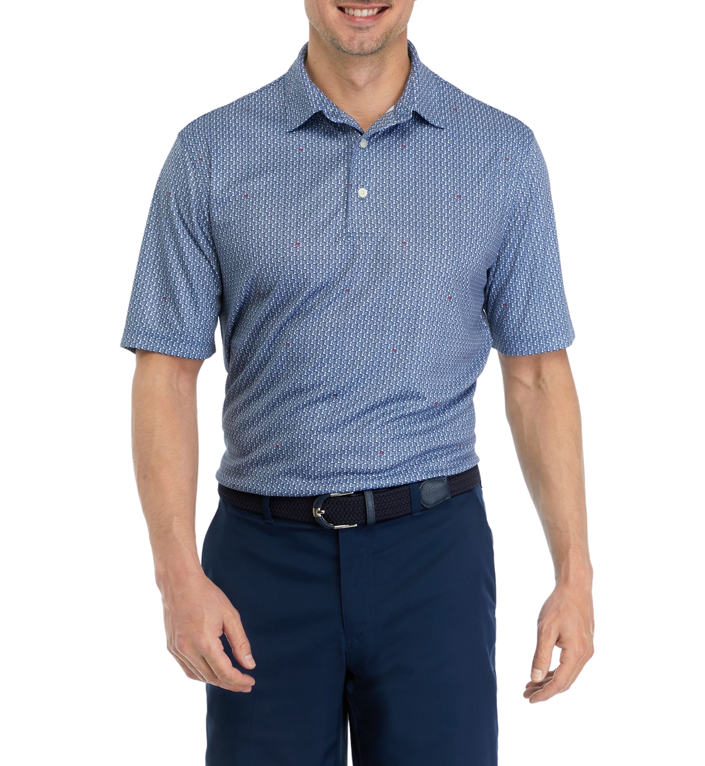 Pie Print Polo Shirt