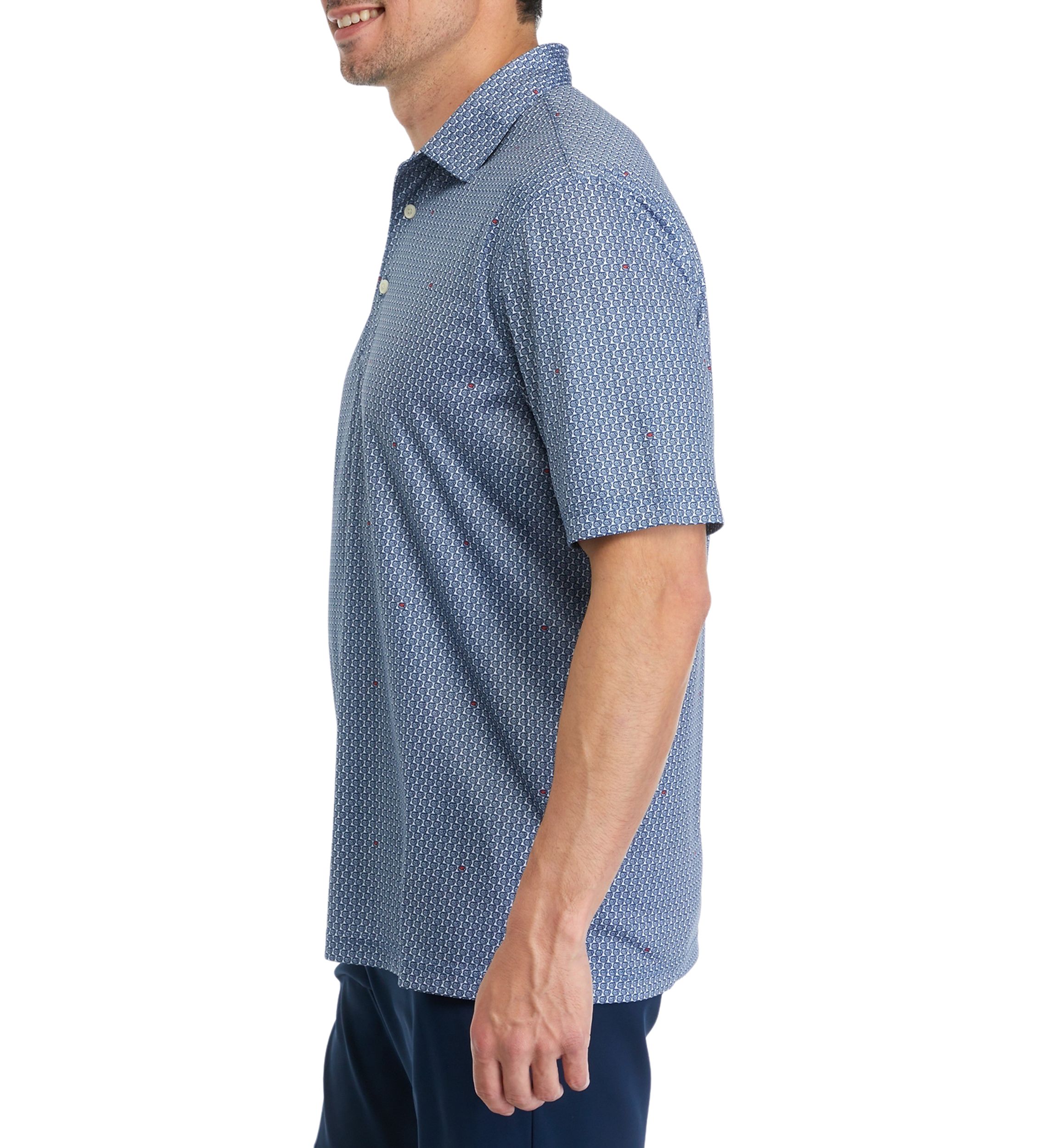 Pie Print Polo Shirt
