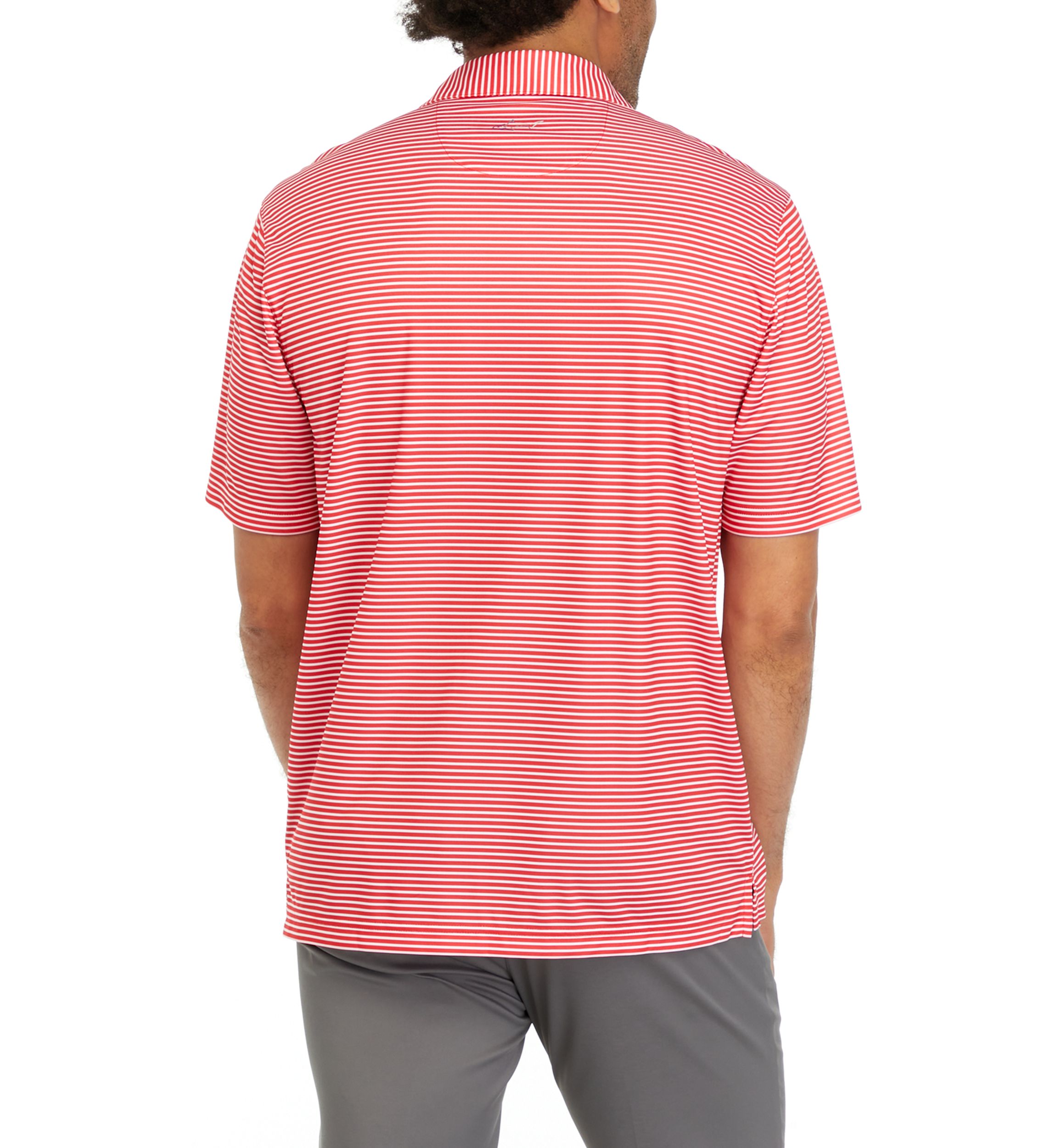 Mens Prestige Stripe Polo Shirt
