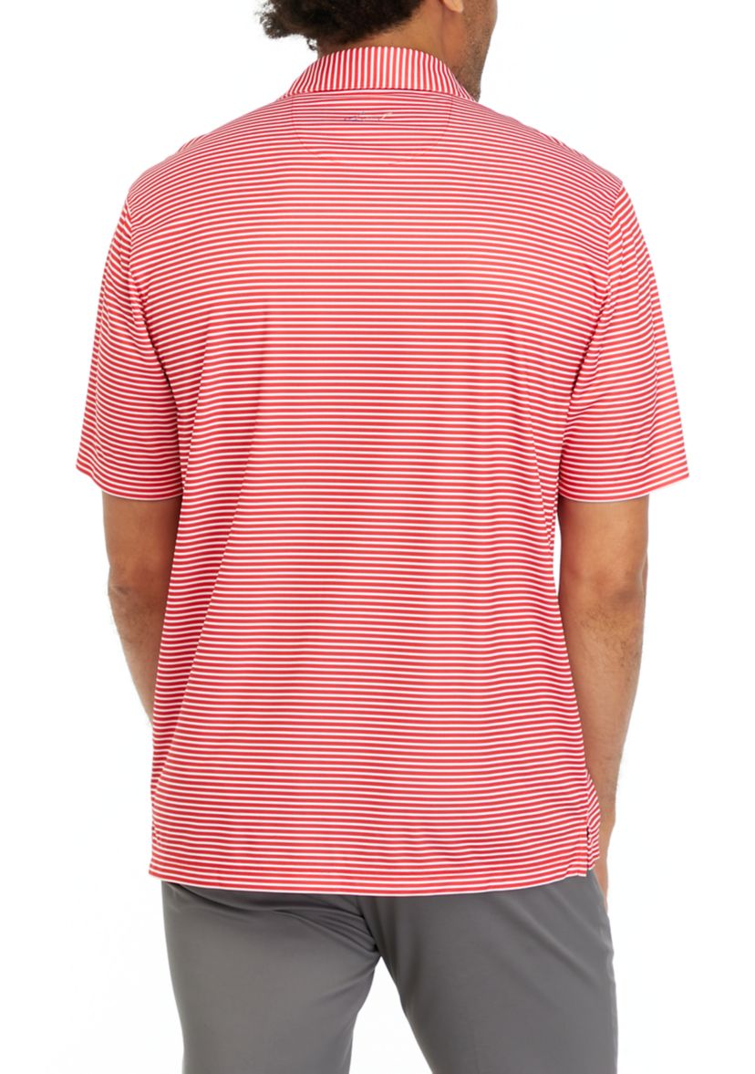 Mens Prestige Stripe Polo Shirt