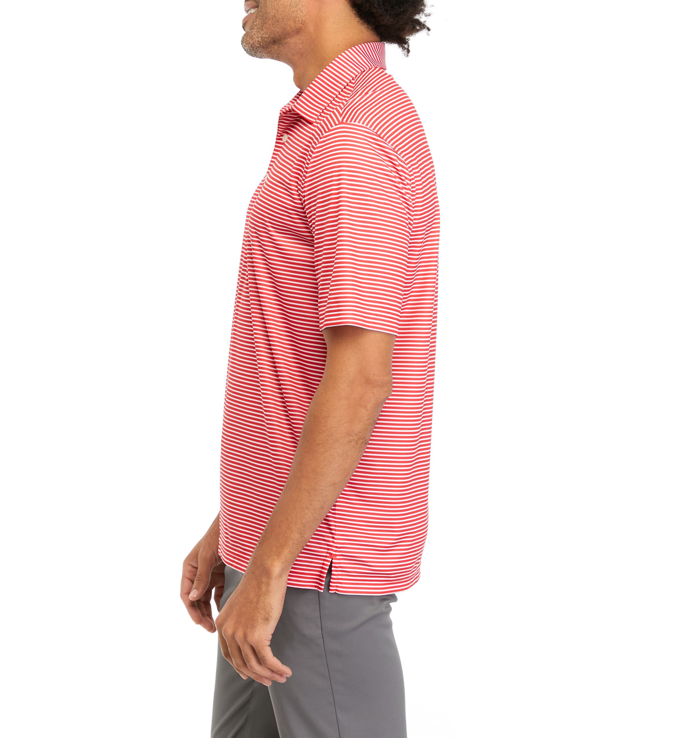 Mens Prestige Stripe Polo Shirt