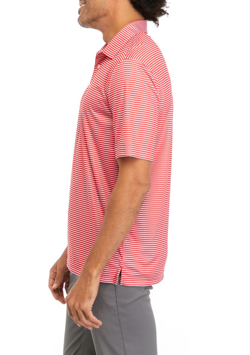 Mens Prestige Stripe Polo Shirt