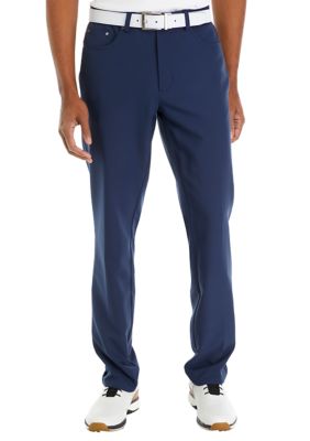 Greg Norman Collection Men's 5-Pocket Pants, Navy Blue, 38 x 30