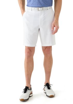 Greg Norman Collection Men's Stretch Golf Shorts, White, 42