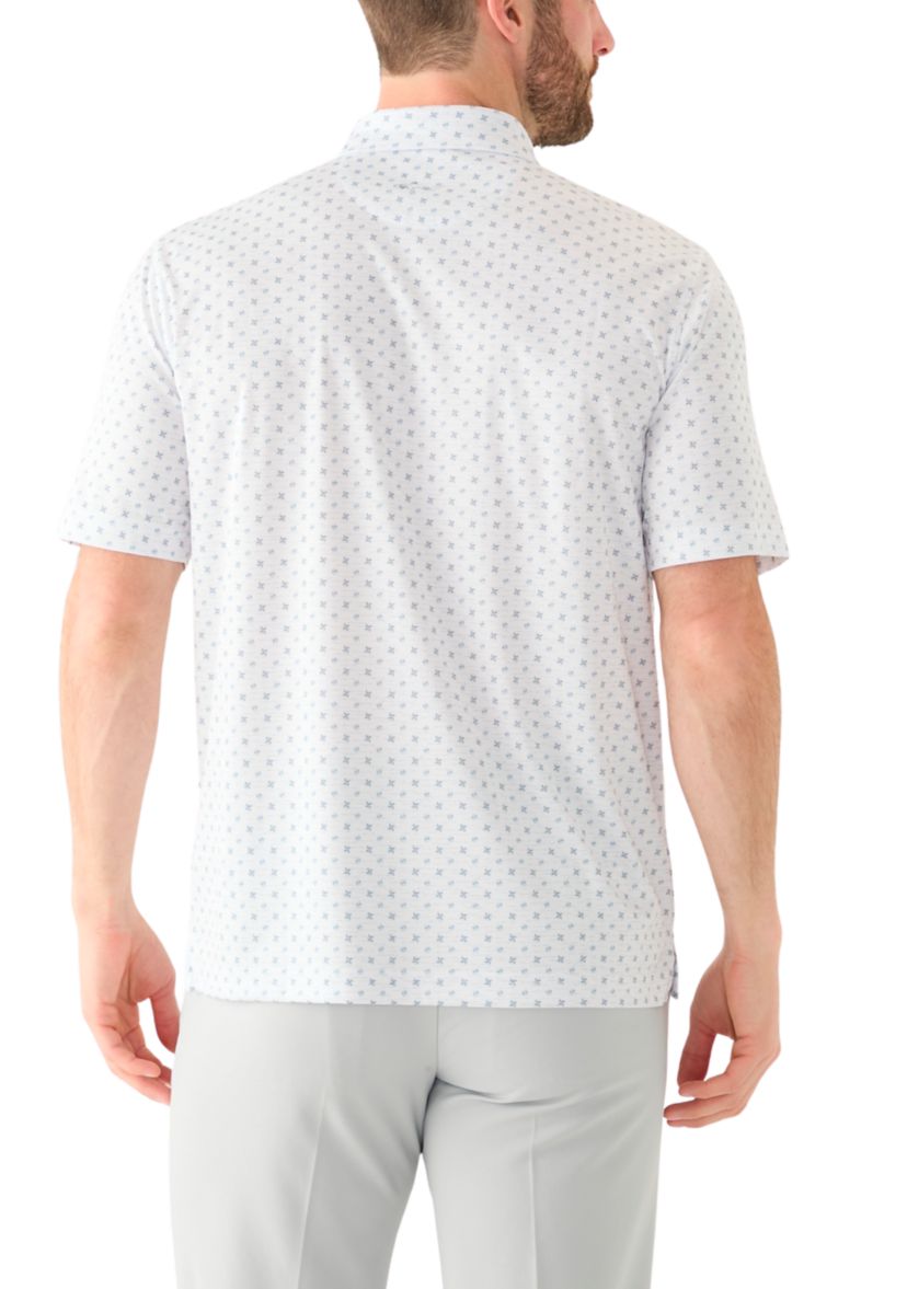 Mens Venture Print Polo Shirt