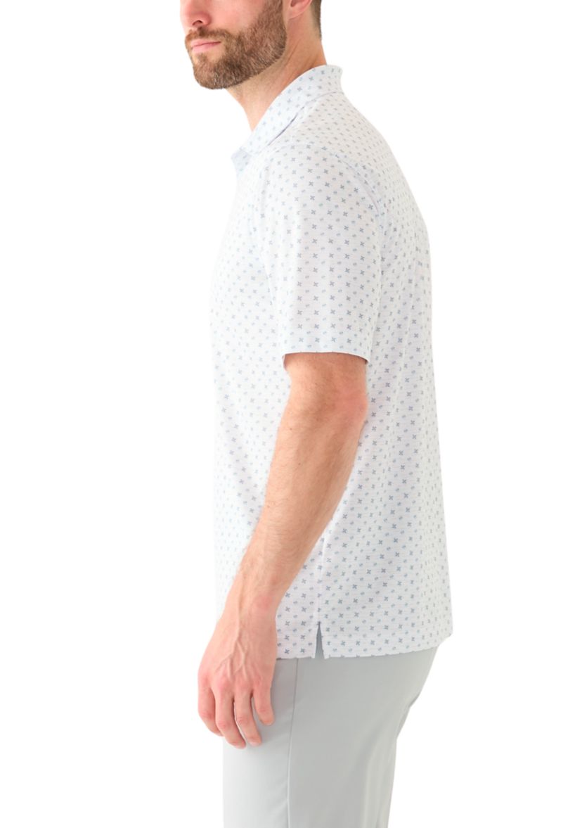 Mens Venture Print Polo Shirt