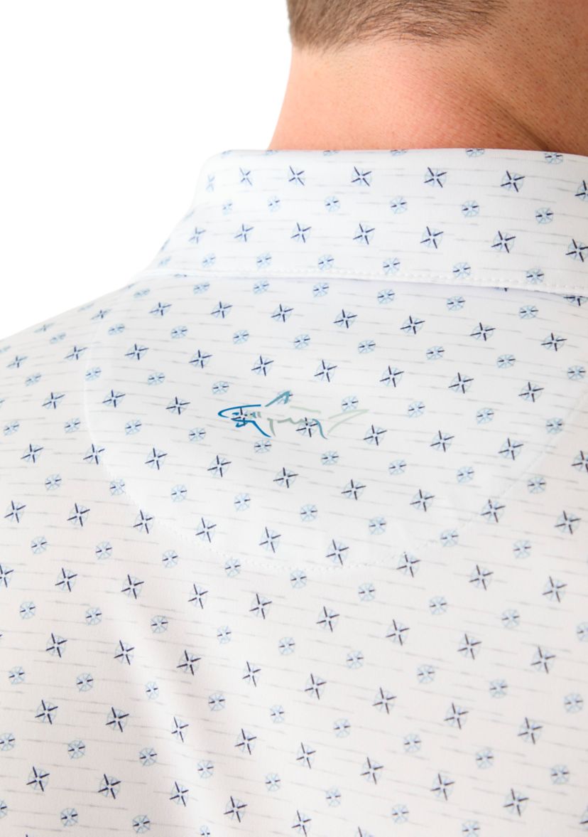Mens Venture Print Polo Shirt