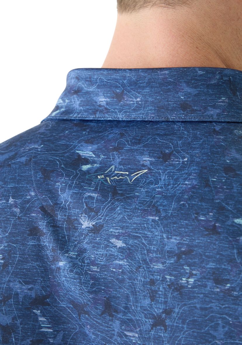 Mens Printed Polo Shirt
