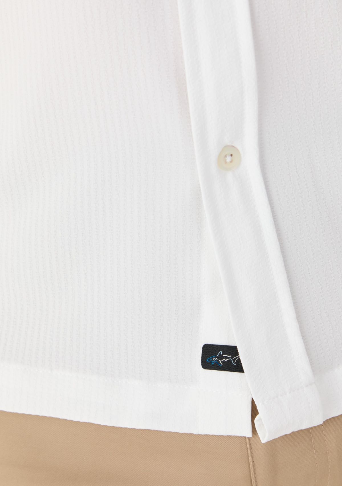 Mens Seersucker Button Down Shirt