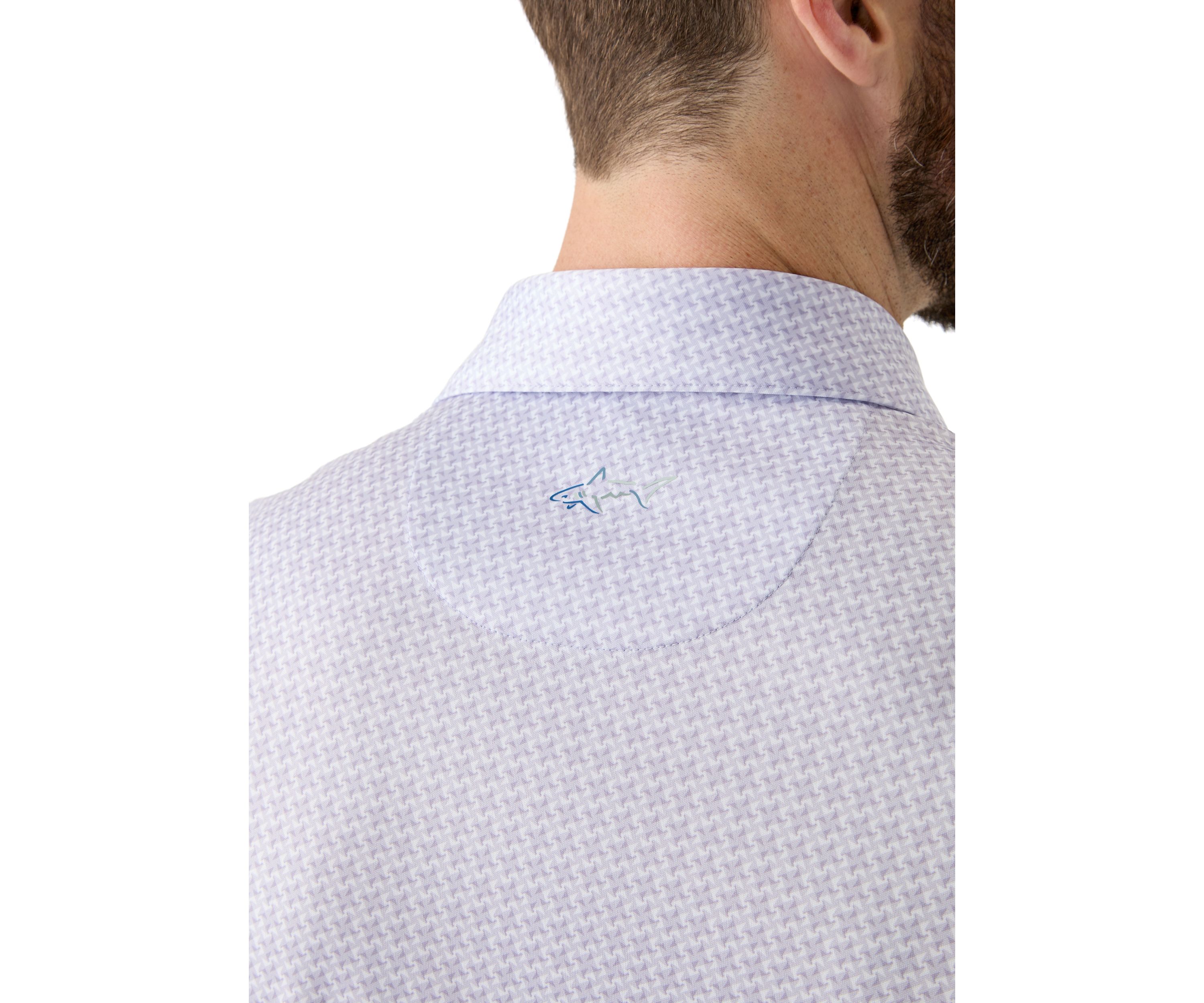 Mens Windmill Print Polo Shirt 