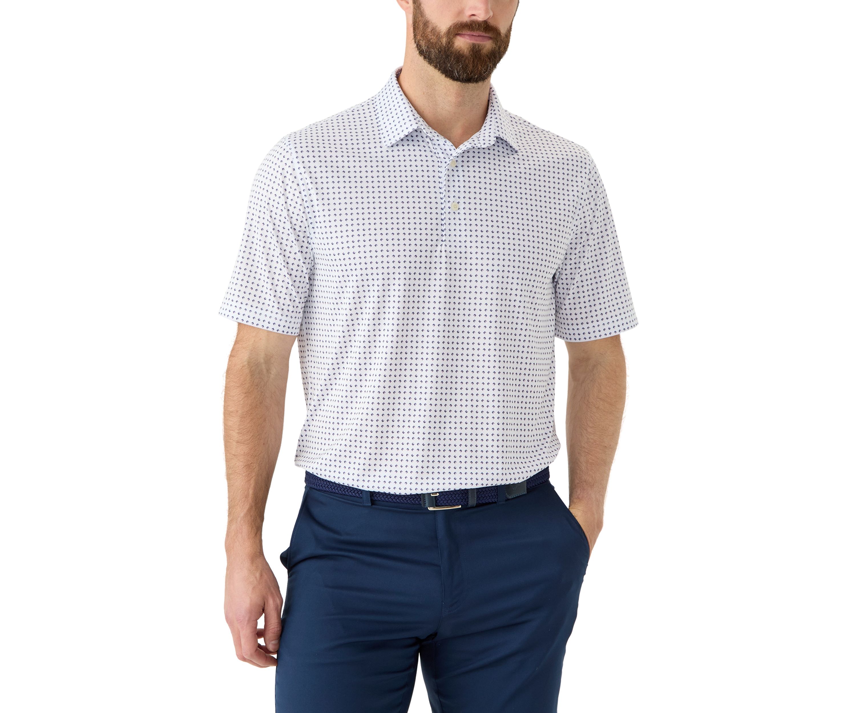 Mens Print Polo Shirt