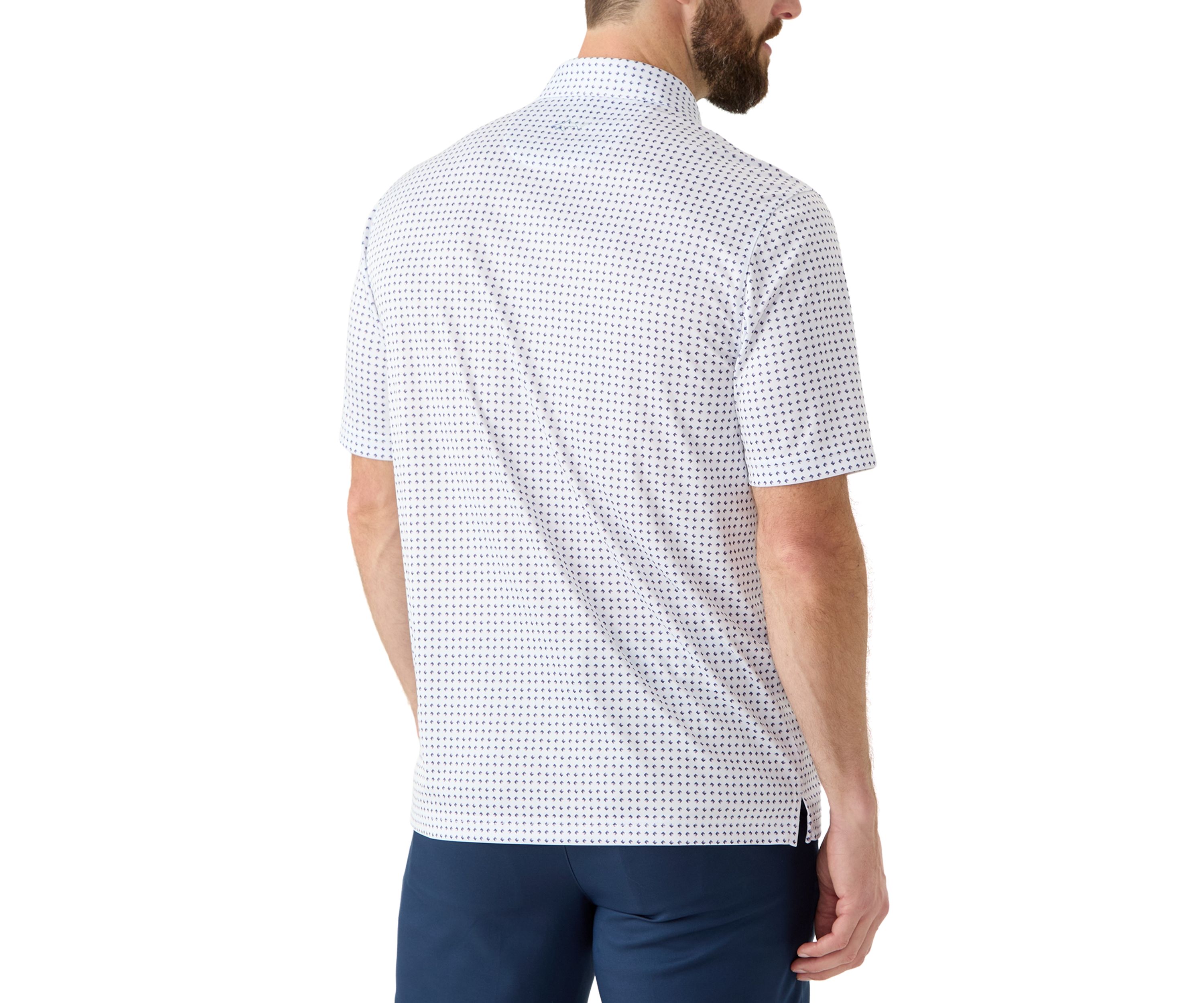 Mens Print Polo Shirt