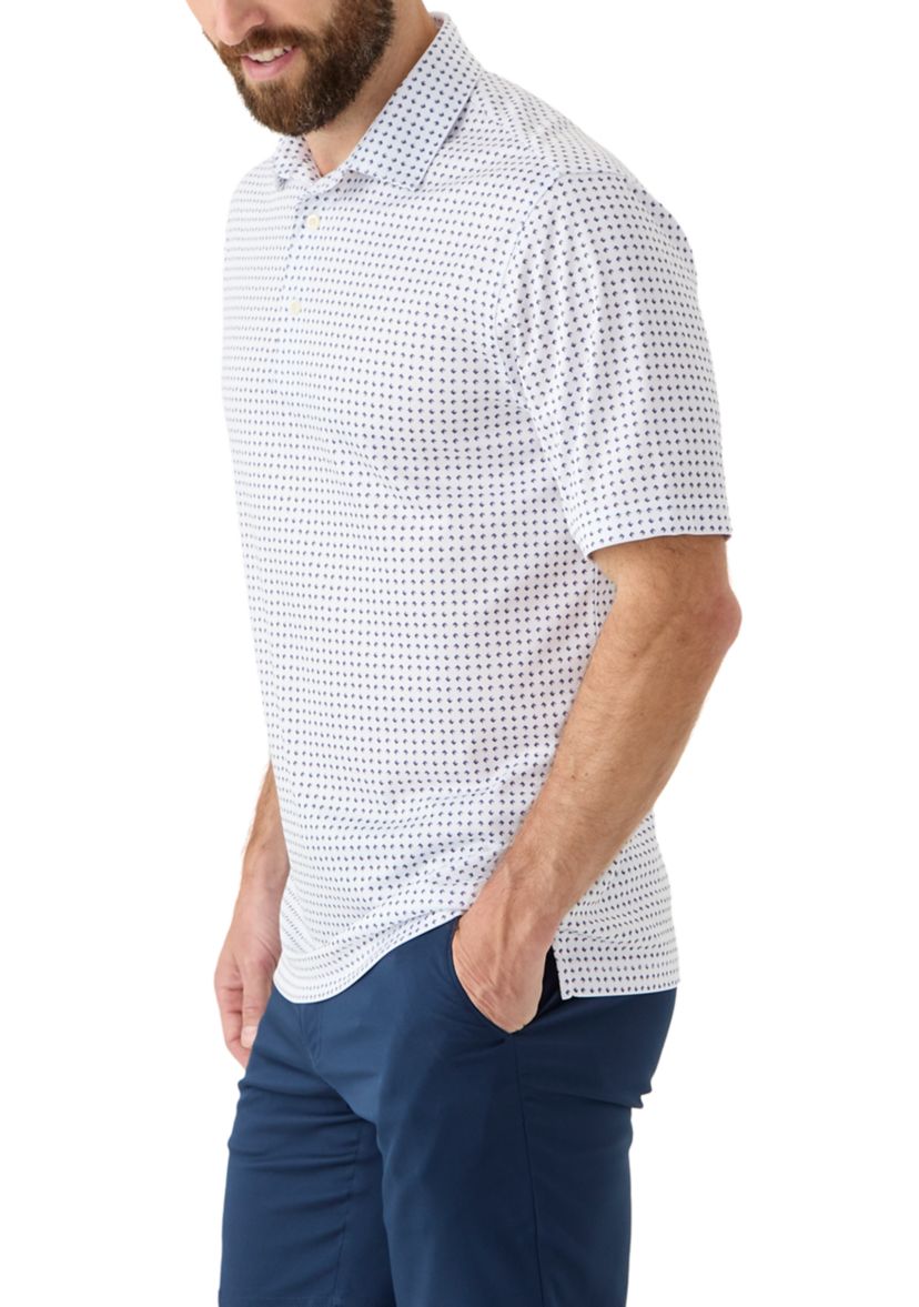 Mens Print Polo Shirt