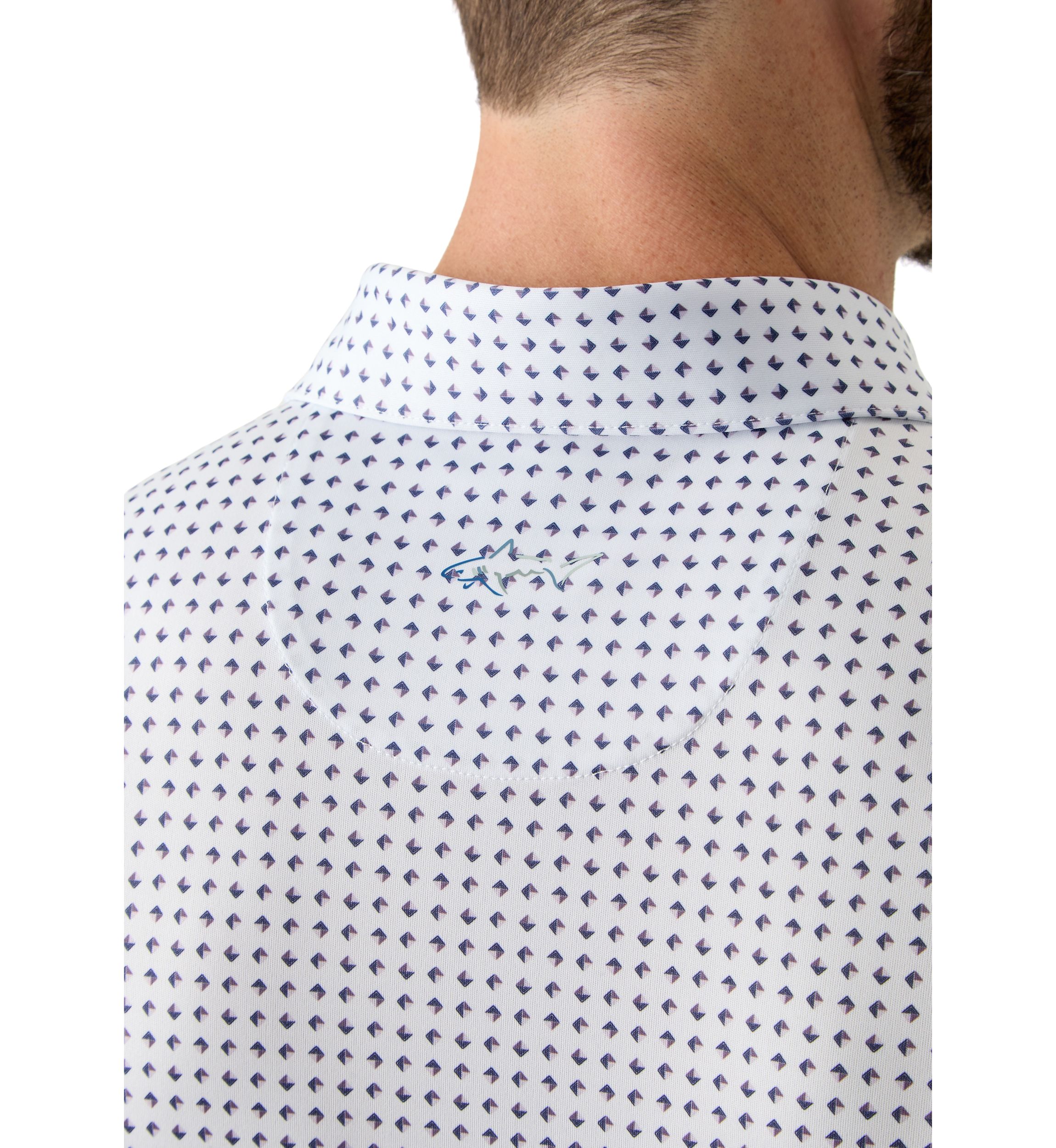 Mens Print Polo Shirt