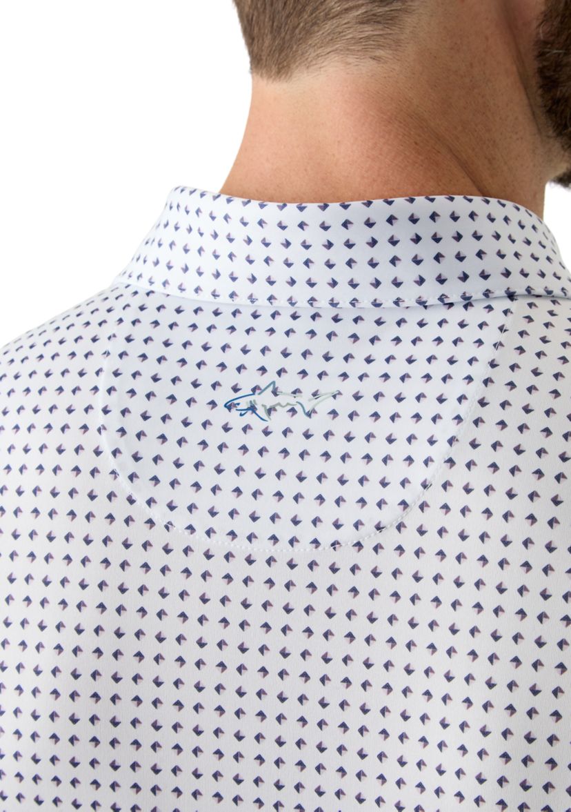 Mens Print Polo Shirt