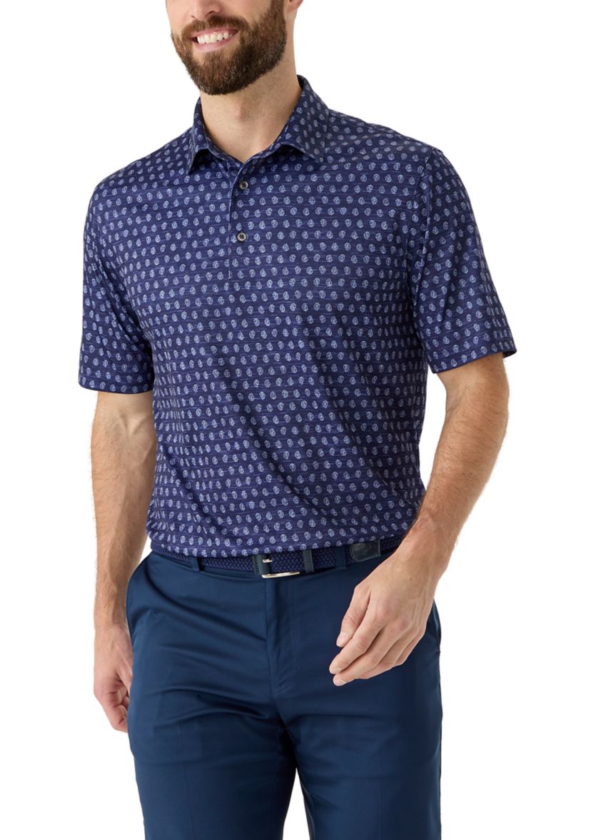 Mens Print Polo Shirt