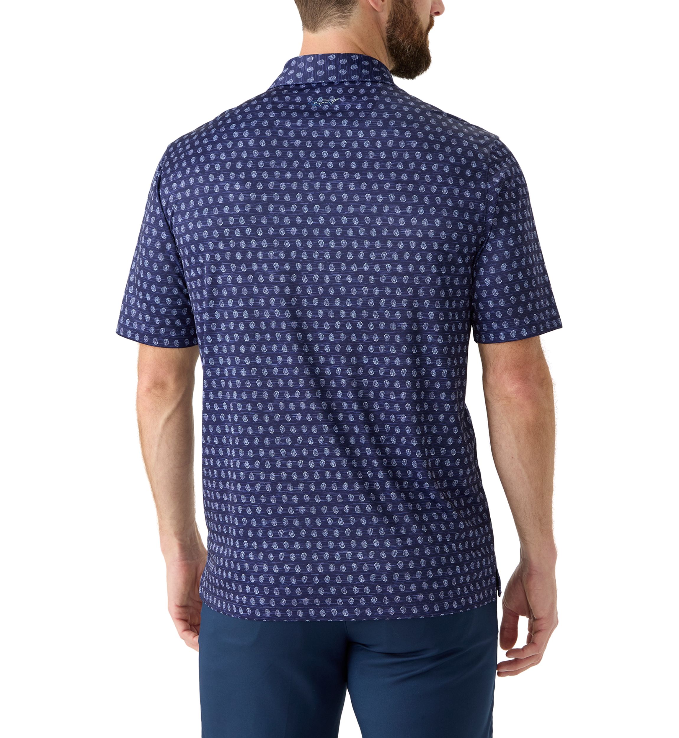 Mens Print Polo Shirt