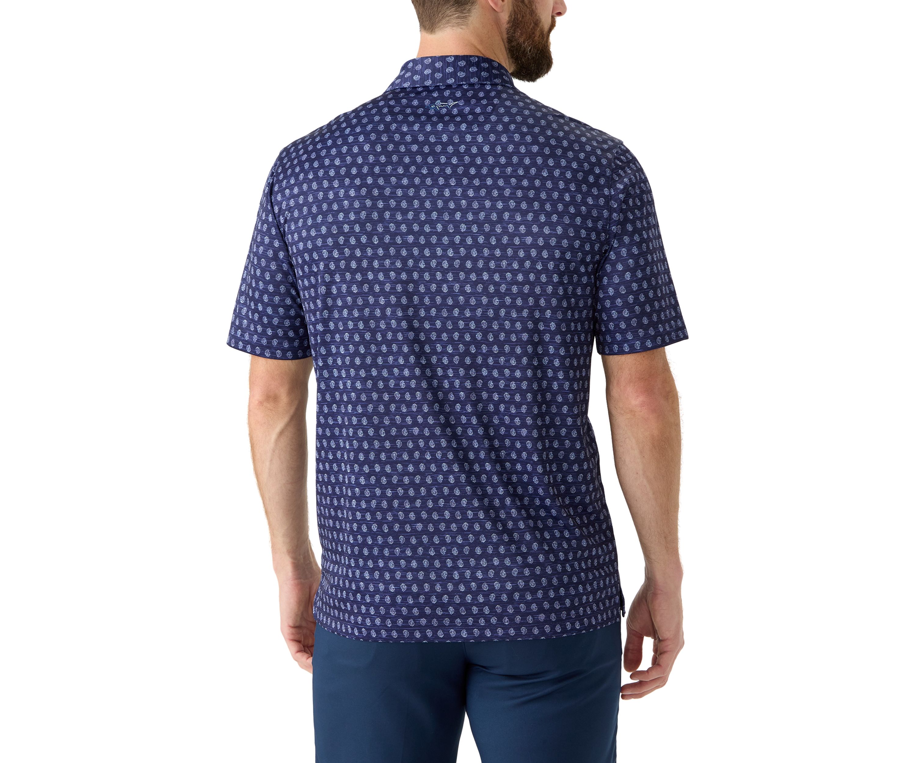 Mens Print Polo Shirt