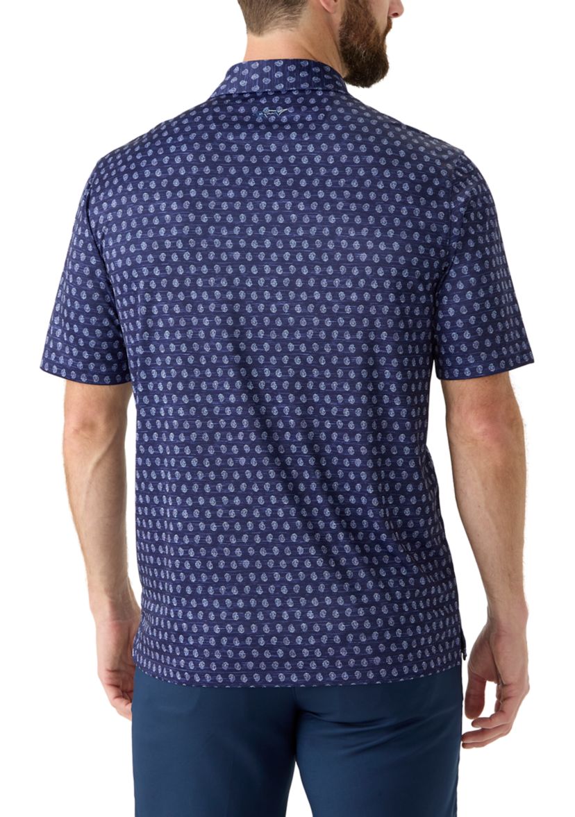 Mens Print Polo Shirt