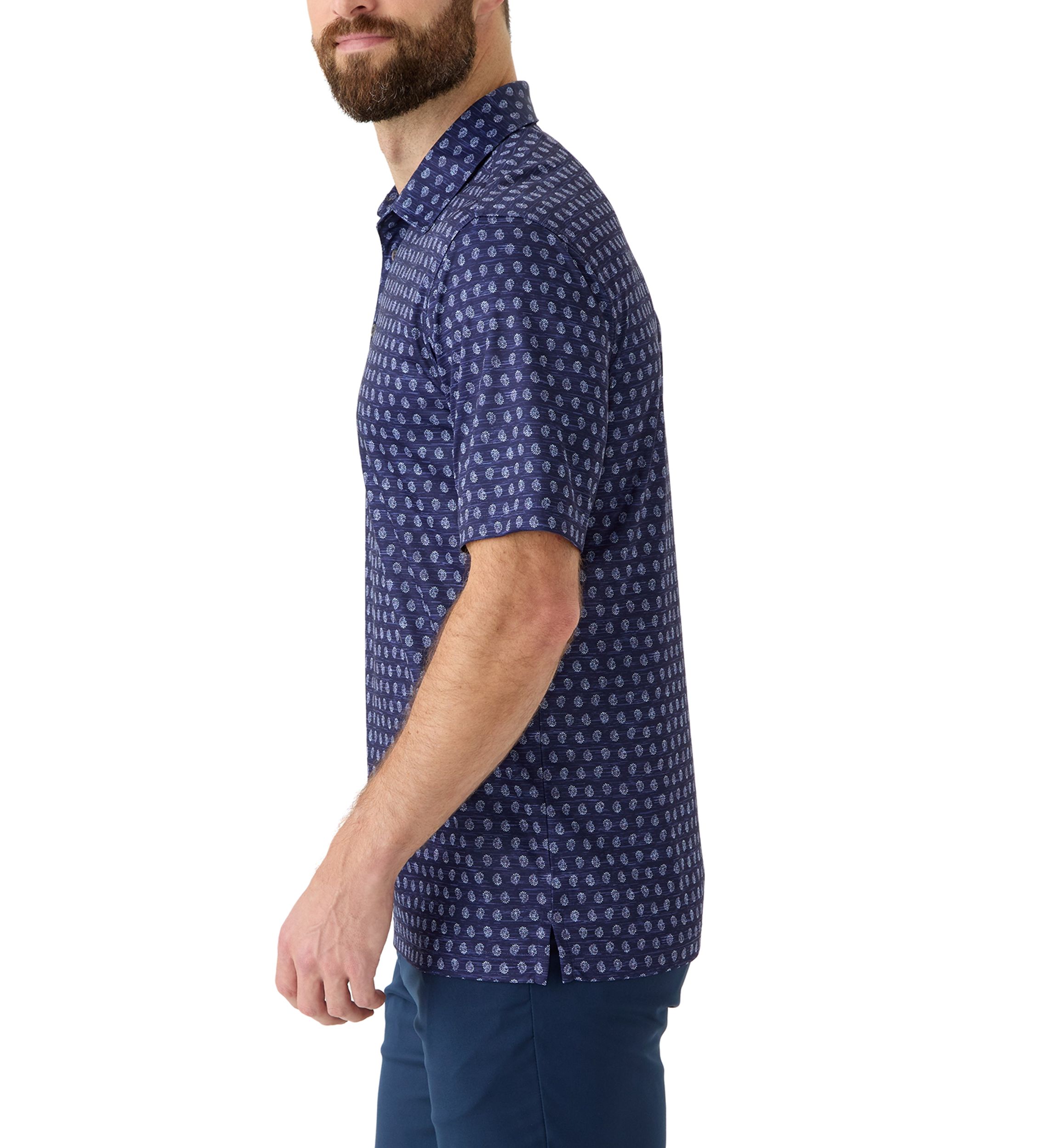 Mens Print Polo Shirt
