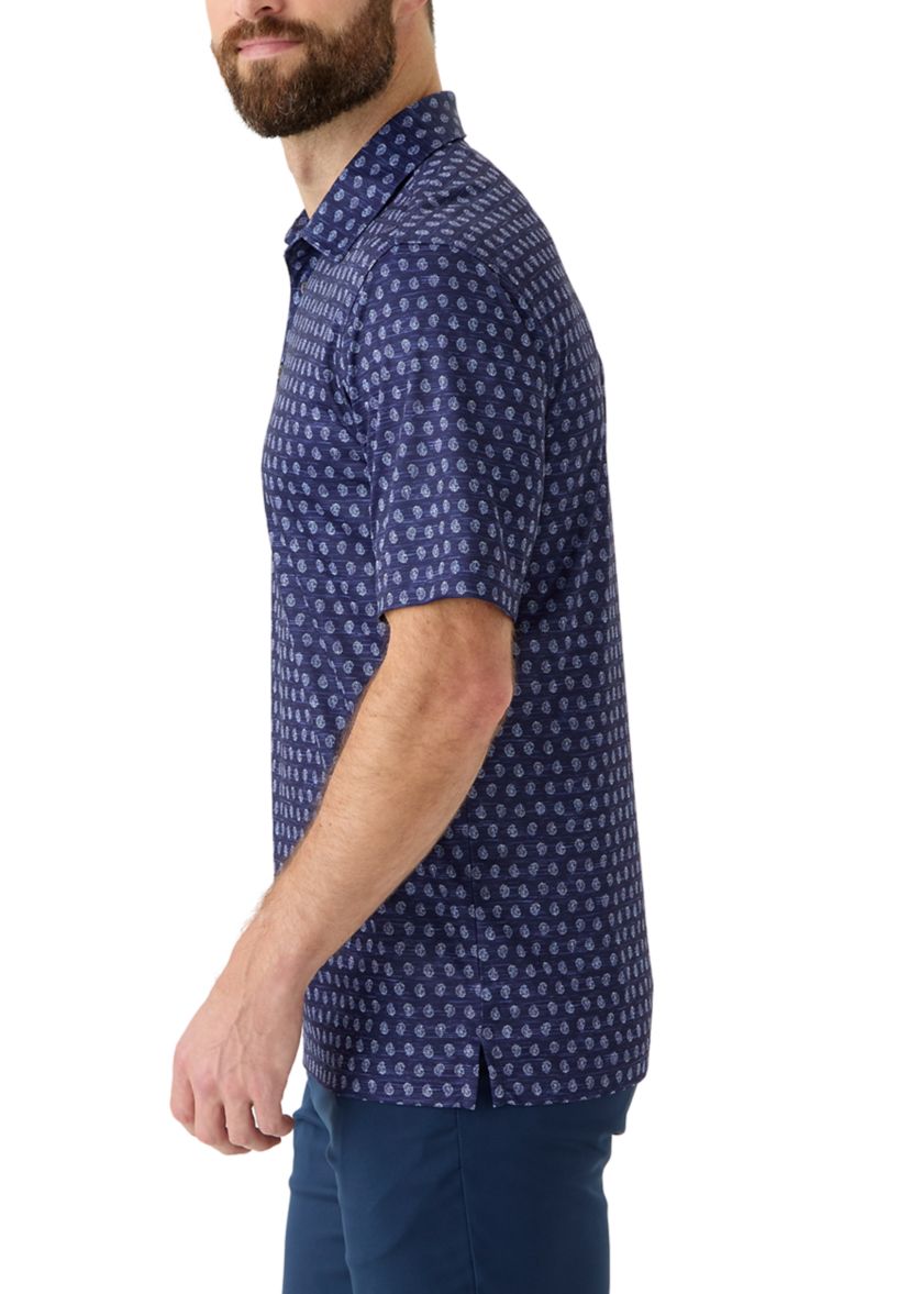 Mens Print Polo Shirt