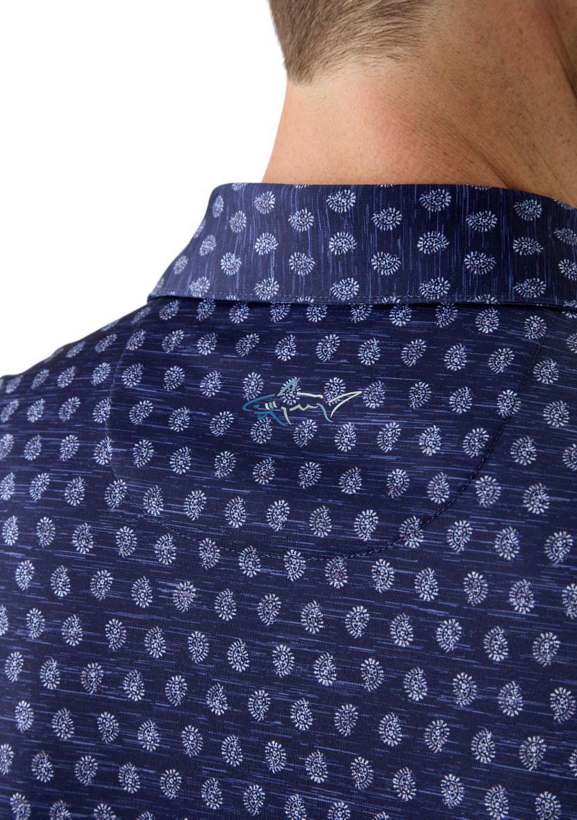 Mens Print Polo Shirt