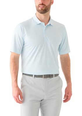 Greg Norman Collection Men's Flying Kites Printed Polo Shirt, White, 2XL