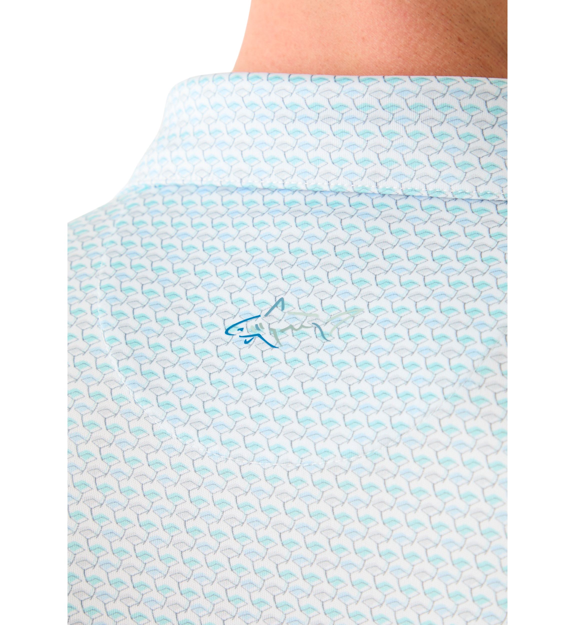 Mens Flying Kites Printed Polo Shirt