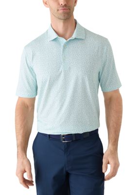 Greg Norman Collection Men's Fireworks Print Polo Shirt, 2XL