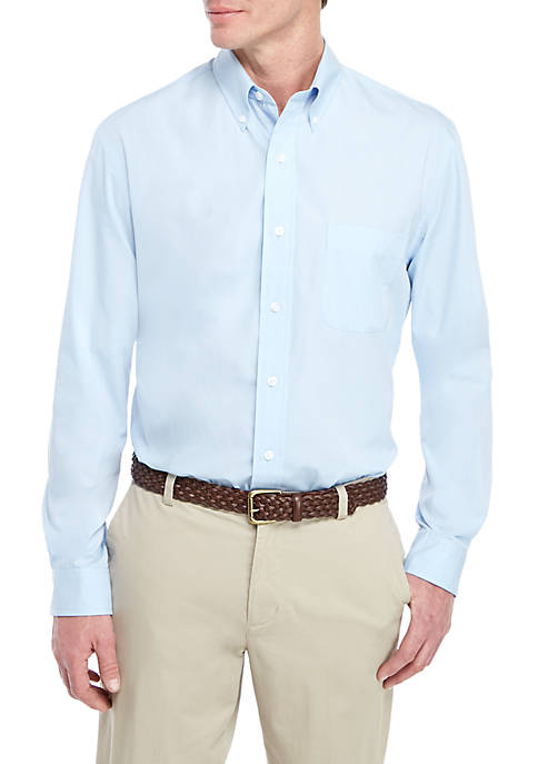Saddlebred® Long Sleeve Poplin Dress Shirt