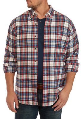 Saddlebred® Men's Plaid Flannel Shirt | belk