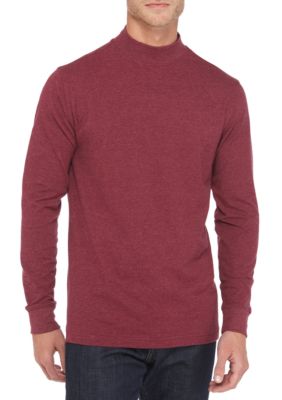 Saddlebred® Long Sleeve Mock Neck Shirt | belk