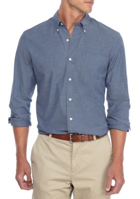 Saddlebred® Long Sleeve Oxford Button Down | belk