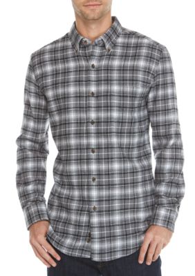 mens flannel shirts belk