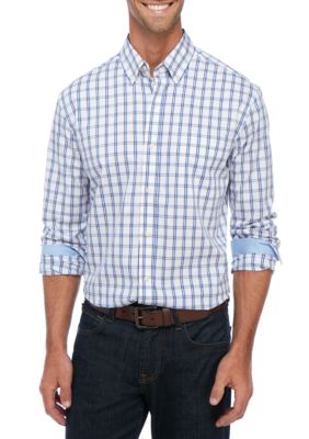 belk men's button down shirts