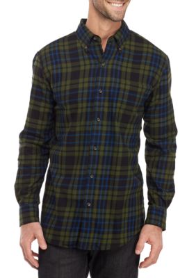 mens flannel shirts belk