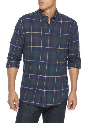 mens flannel shirts belk