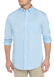 Saddlebred® Long Sleeve Linen Cotton Classic Fit Shirt | belk