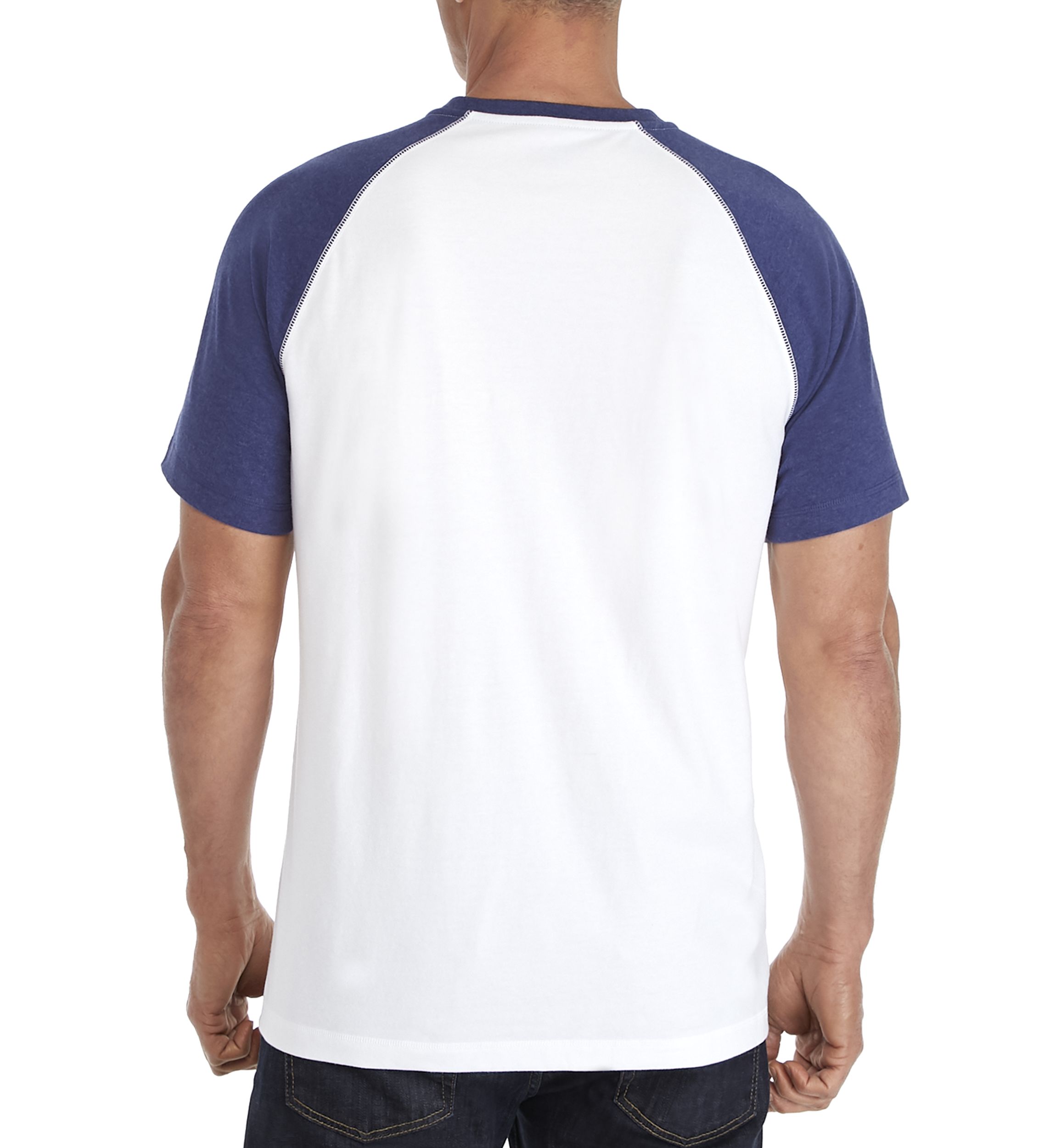 Short Sleeve Comfort Flex Raglan Henley Shirt