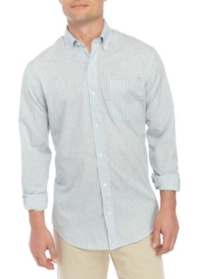 Saddlebred® Long Sleeve Classic Fit Plaid Button Down Shirt | belk