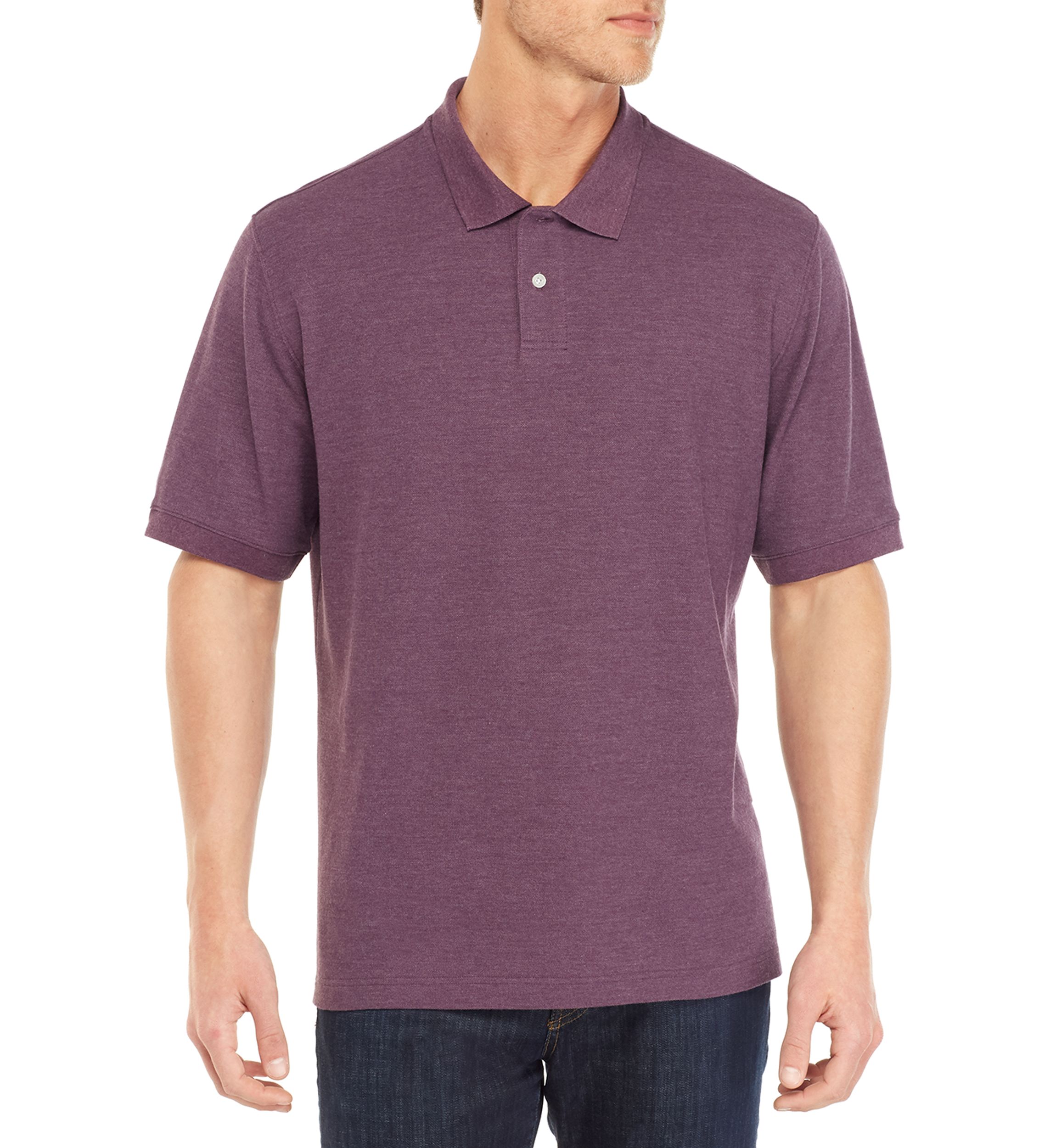 Solid Short Sleeve Piqué Polo 