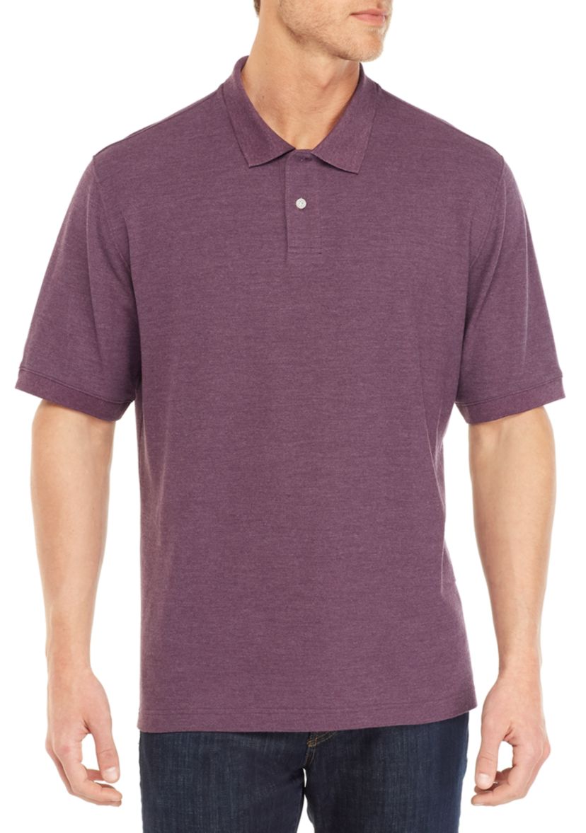 Solid Short Sleeve Piqué Polo 
