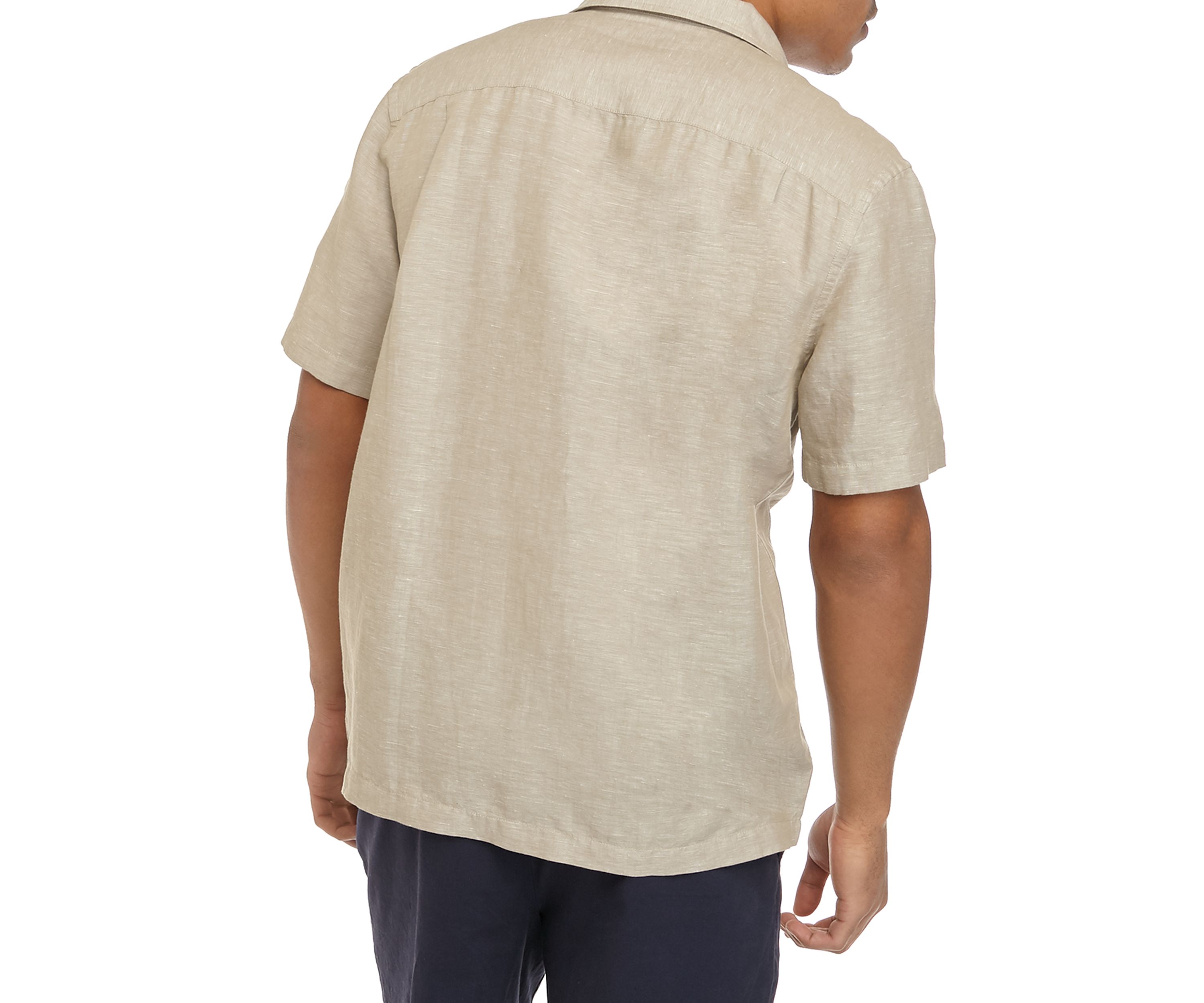  Short Sleeve Linen Button Down Shirt