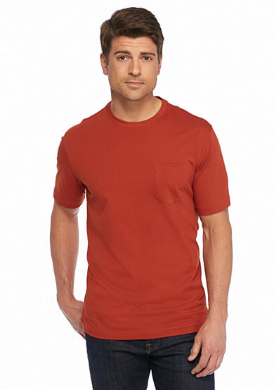 Saddlebred® Short Sleeve Pocket T-Shirt - Belk.com