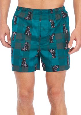 Saddlebred® Black Lab Print Boxers | belk