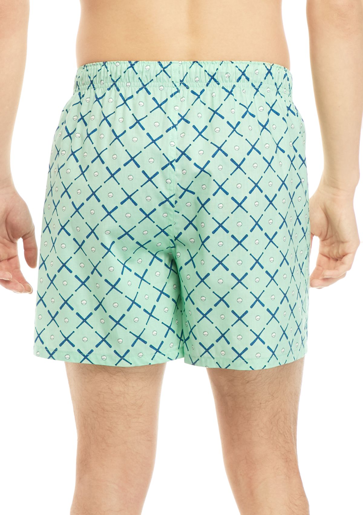 Novelty Print Woven Boxers 