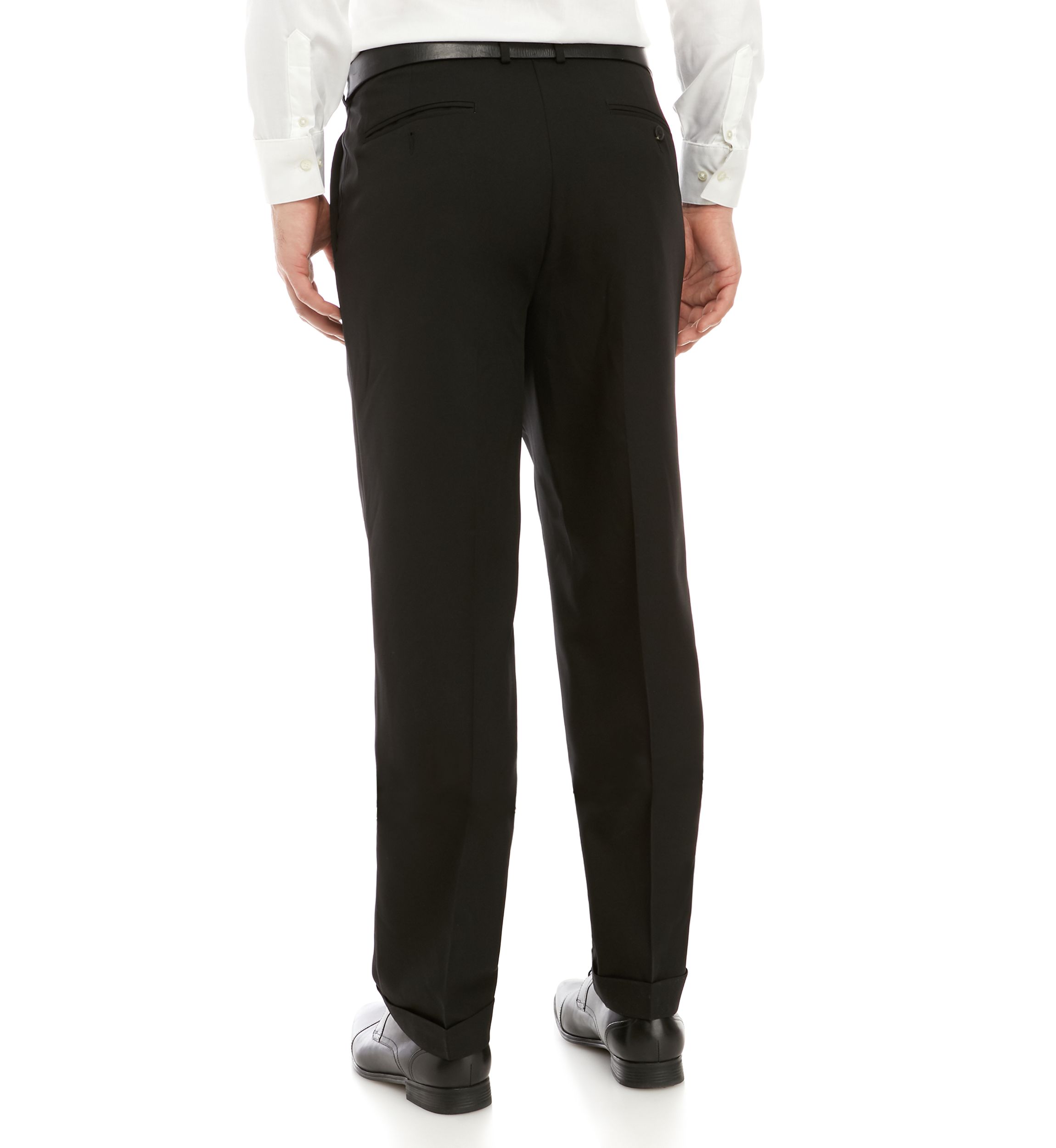 Straight Micro Pleat Pants