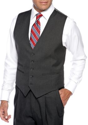 Saddlebred® Classic Comfort Fit Charcoal Suit Separate Vest